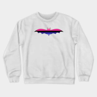 Omnisexual/Omniromantic Pride Flag: Halloween Bat Crewneck Sweatshirt